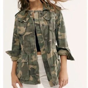 Free People Not Your Brothers Surplus Jacket Size Small
